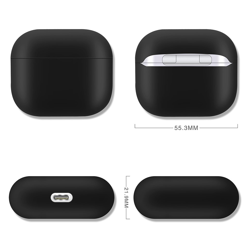 Silikonskal Apple AirPods 3 svart
