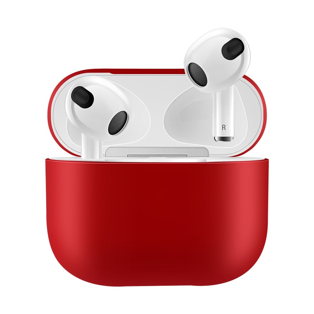Silikonskal Apple AirPods 3 röd