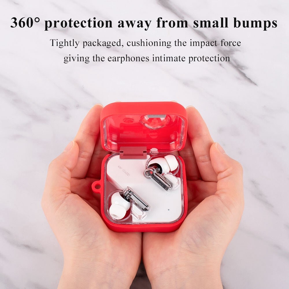 Silikonskal med karbinhake   Svart