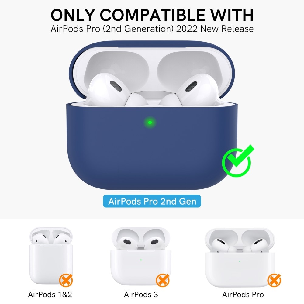 Silicone Handstrap Case Apple AirPods Pro 2 blå