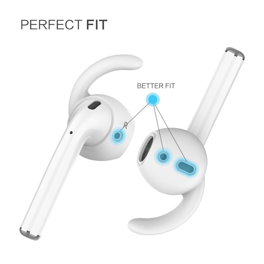 Sport Earhooks Apple AirPods vit (Large)