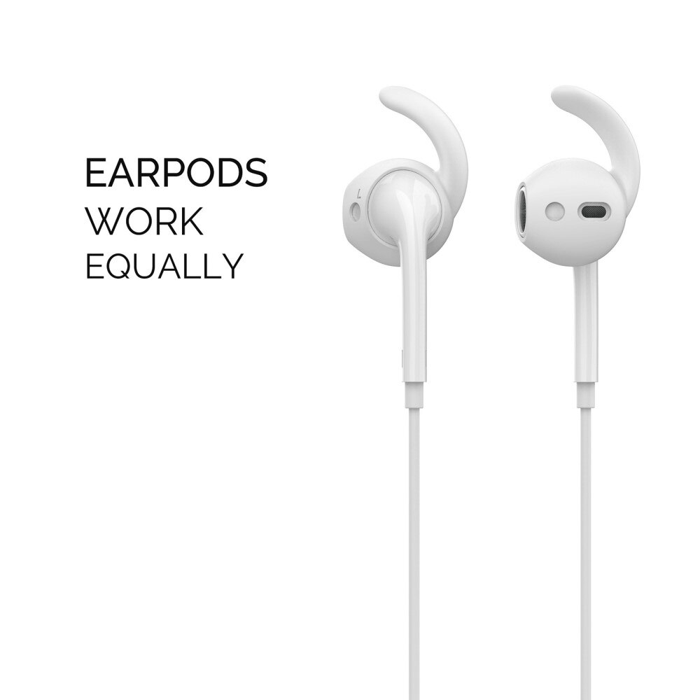 Sport Earhooks Apple AirPods vit (Large)