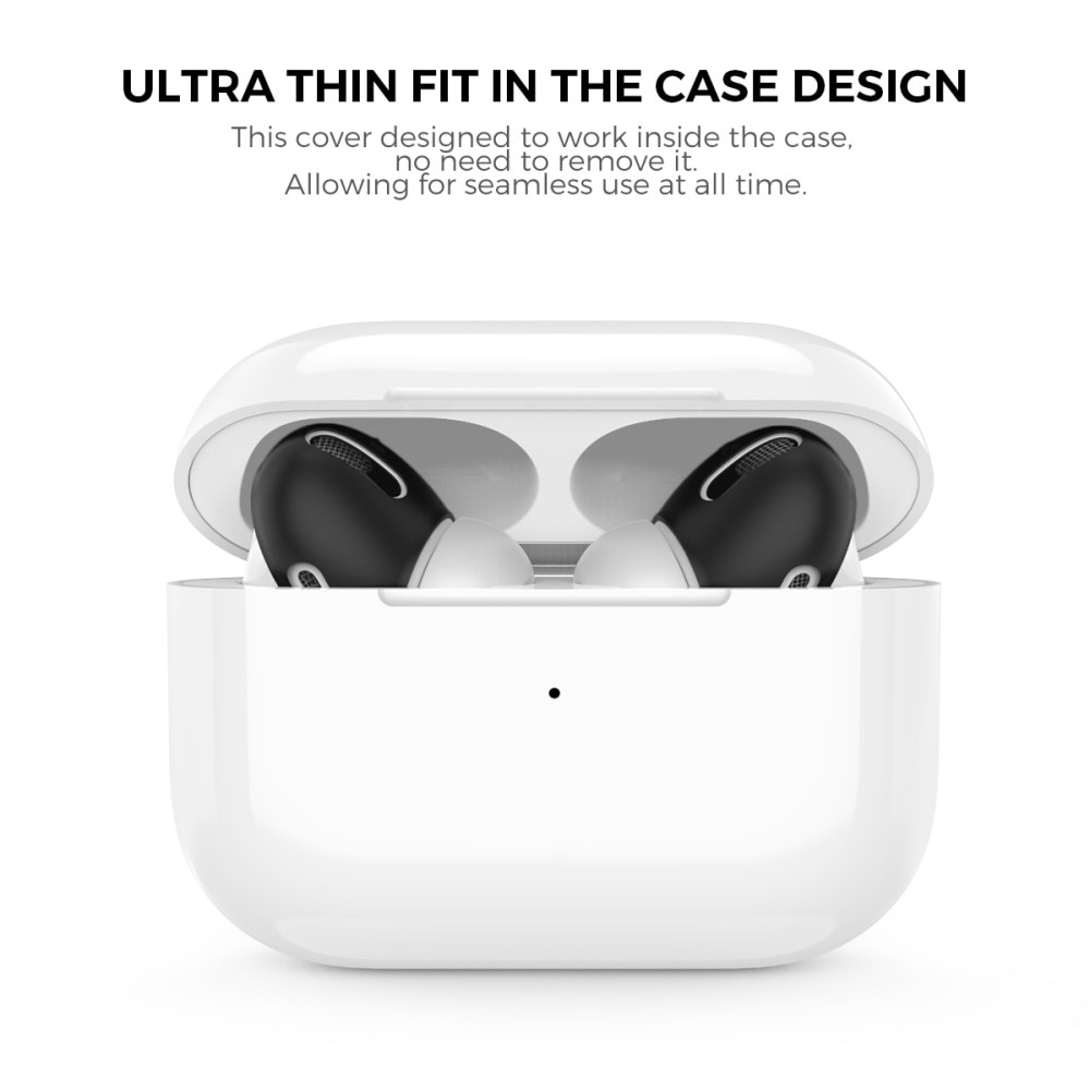 Earpads Silikon (3-pack) Apple AirPods Pro svart