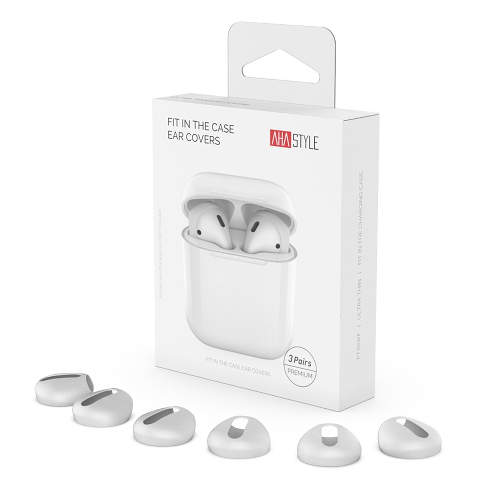 Earpads Silikon (3-pack) Apple AirPods vit