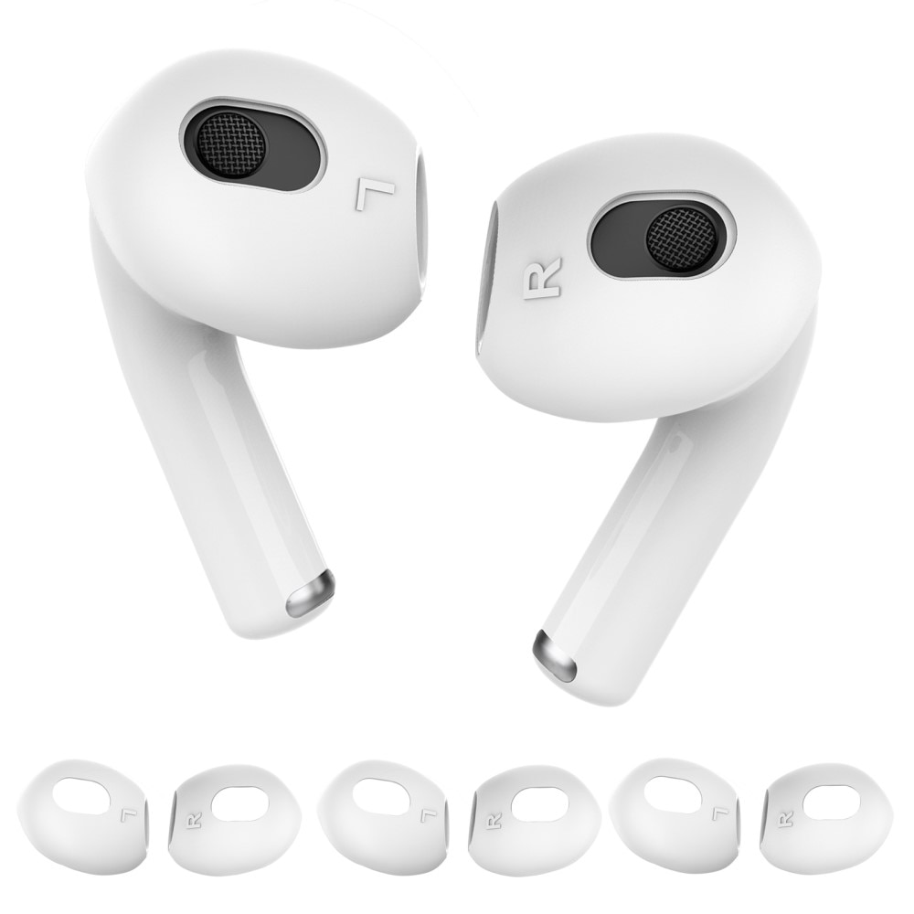 Earpads Silikon (3-pack) Apple AirPods 3 vit