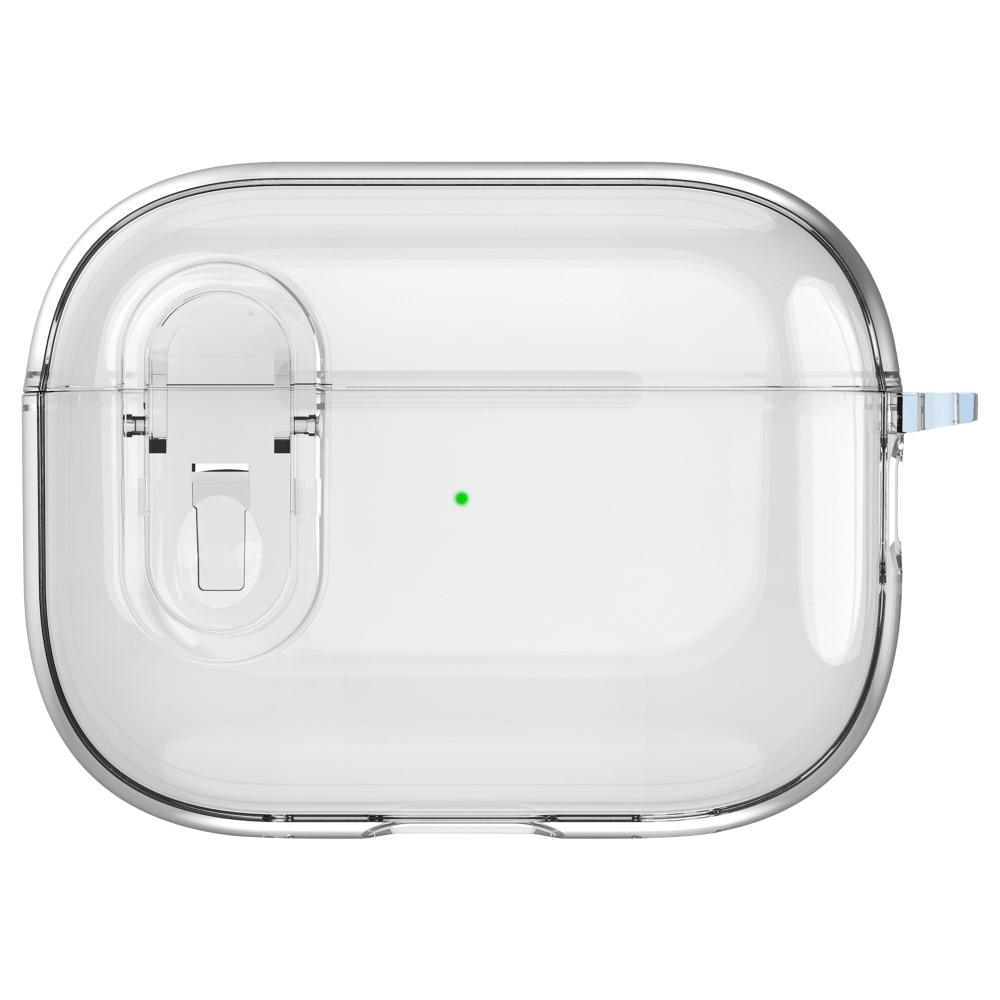 Skal med karbinhake och lås Apple AirPods Pro 2 transparent