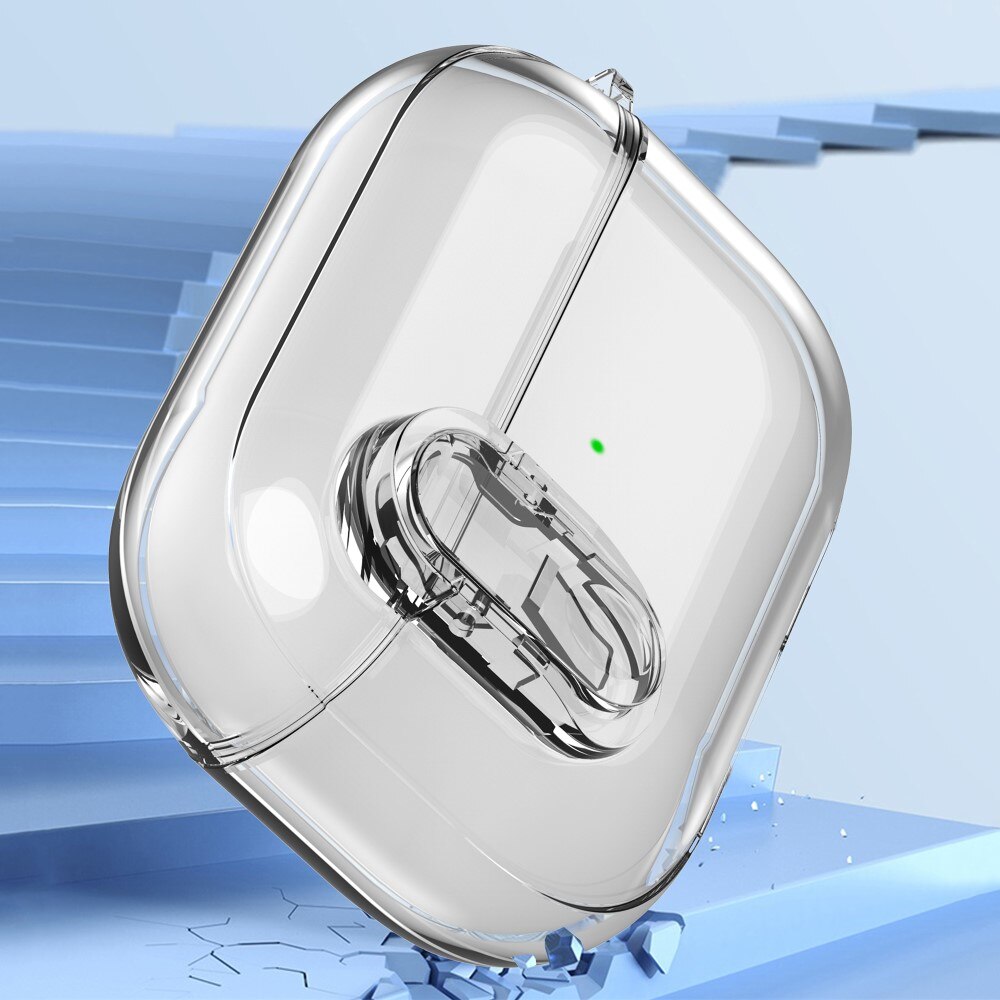 Skal med karbinhake och lås Apple AirPods Pro transparent