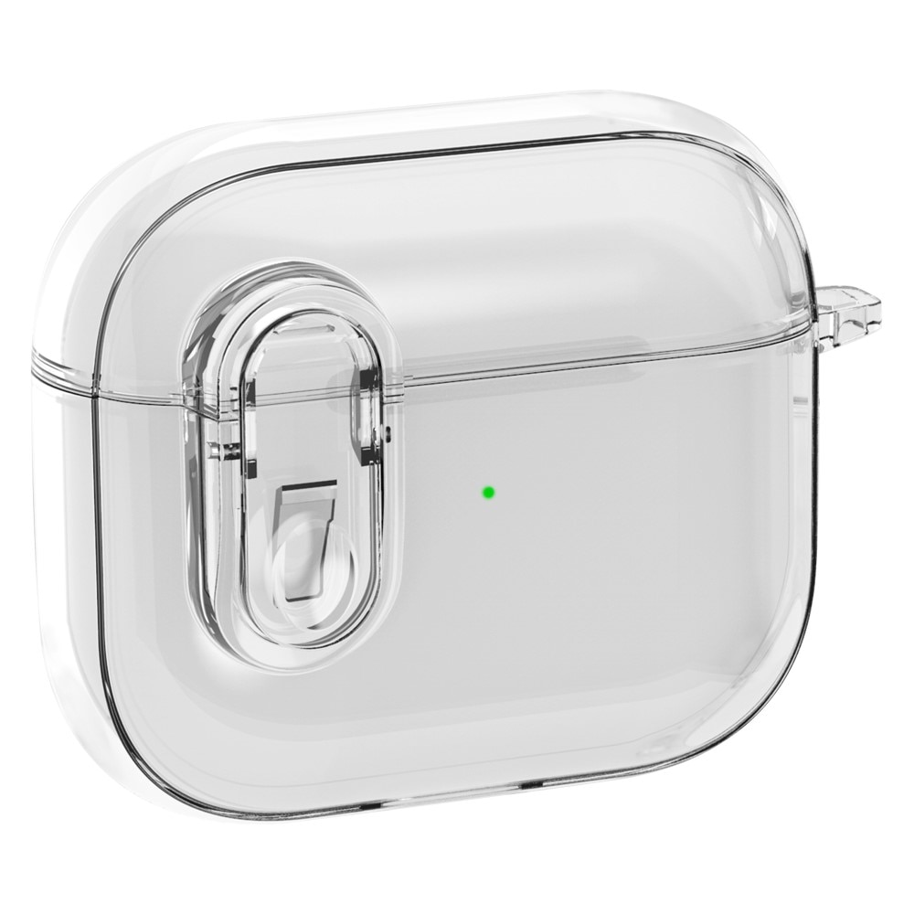 Skal med karbinhake och lås Apple AirPods 3 transparent