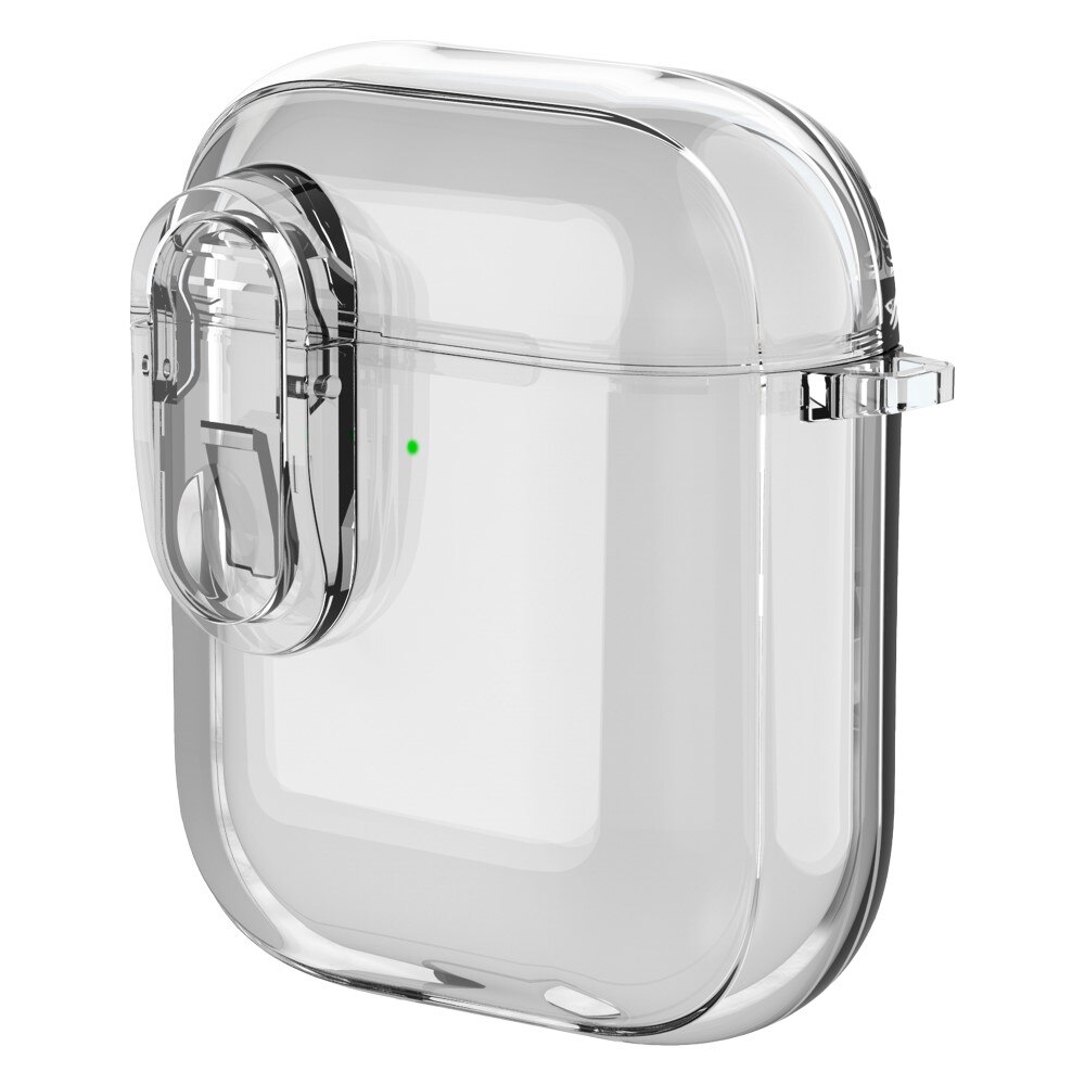 Skal med karbinhake och lås Apple AirPods transparent