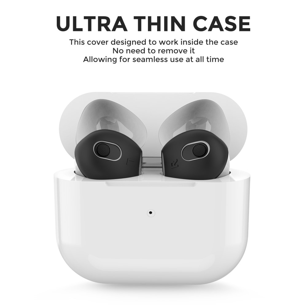 Earpads Silikon Apple AirPods 3 svart