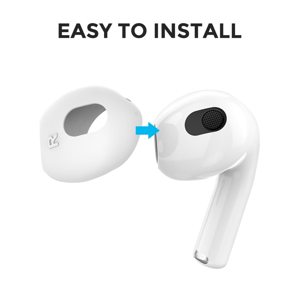 Earpads Silikon Apple AirPods 3 vit