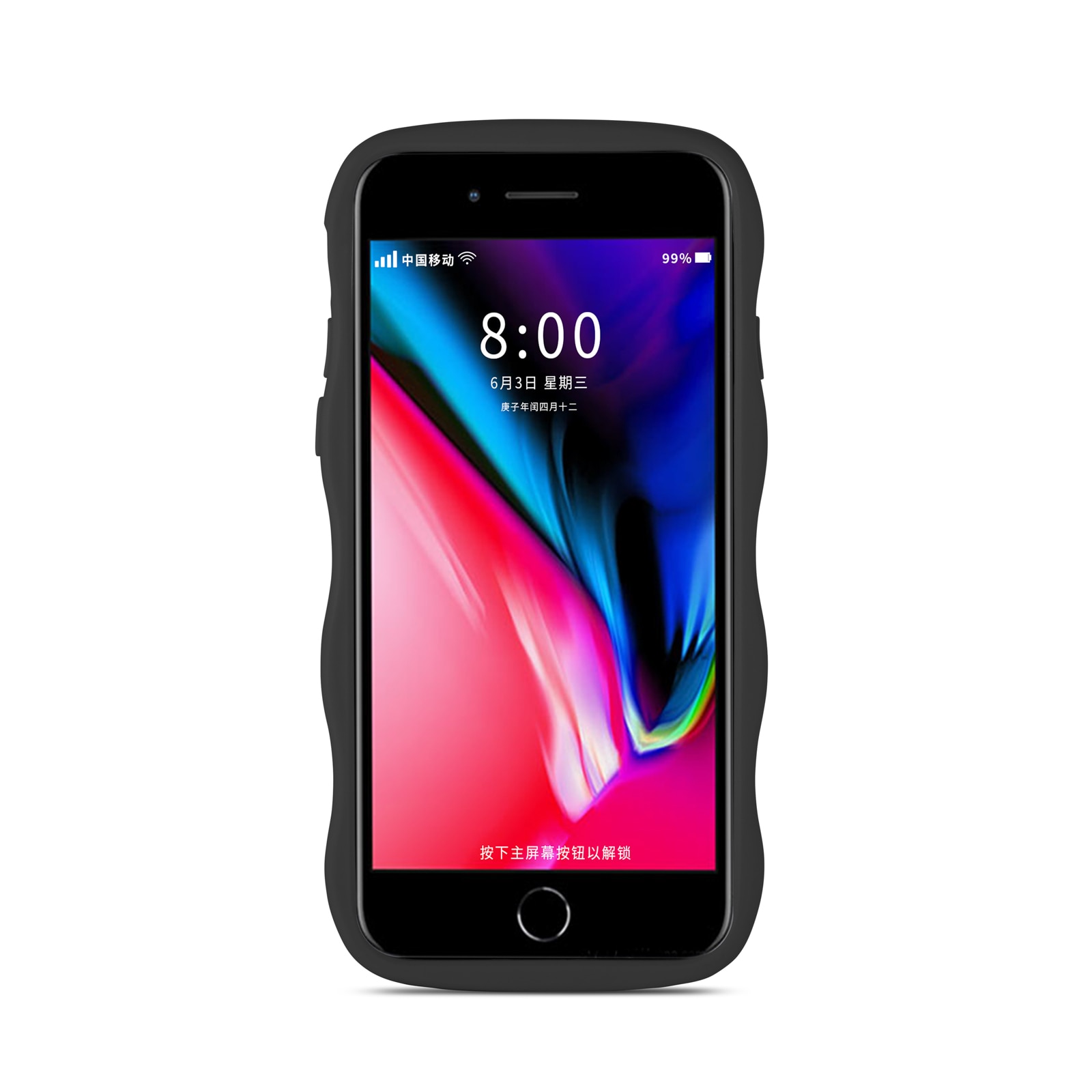The Wave Case iPhone SE 2022 Svart