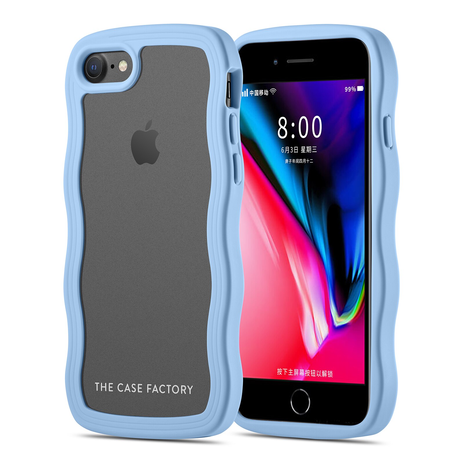 The Wave Case iPhone SE 2020 Blå
