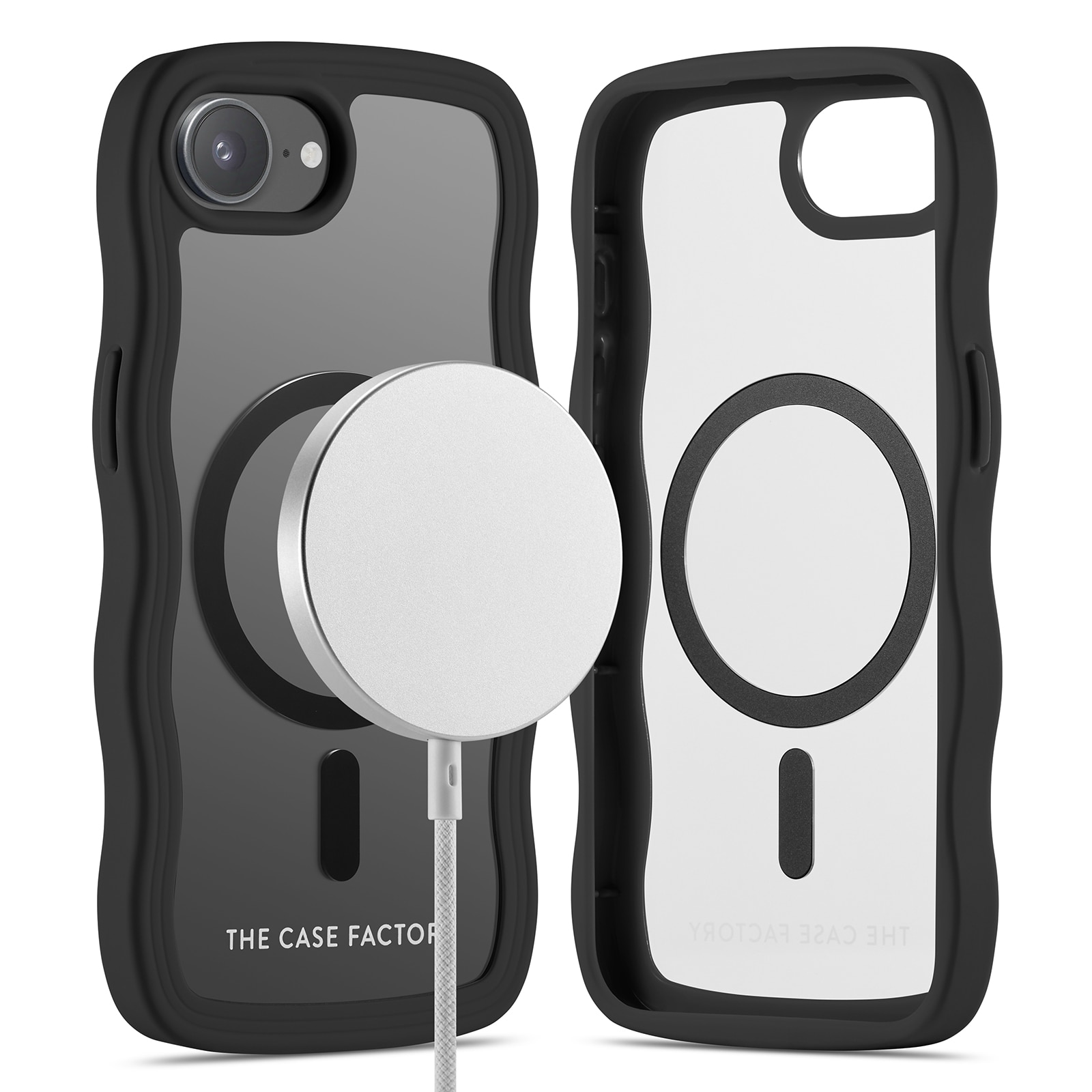 The Wave Mag Case iPhone 16e Svart
