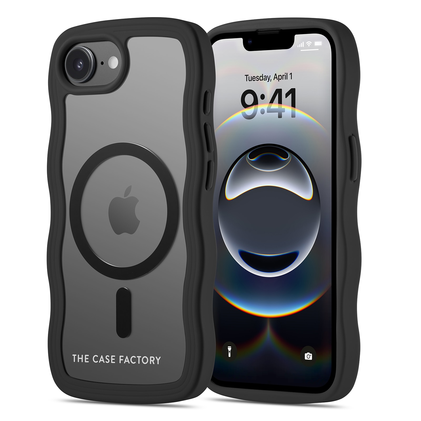 The Wave Mag Case iPhone 16e Svart
