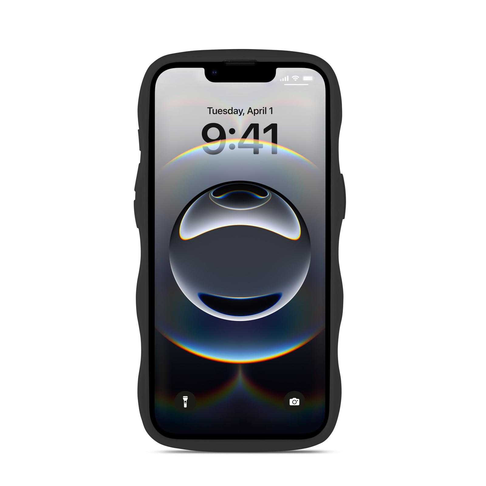 The Wave Case iPhone 16e Svart