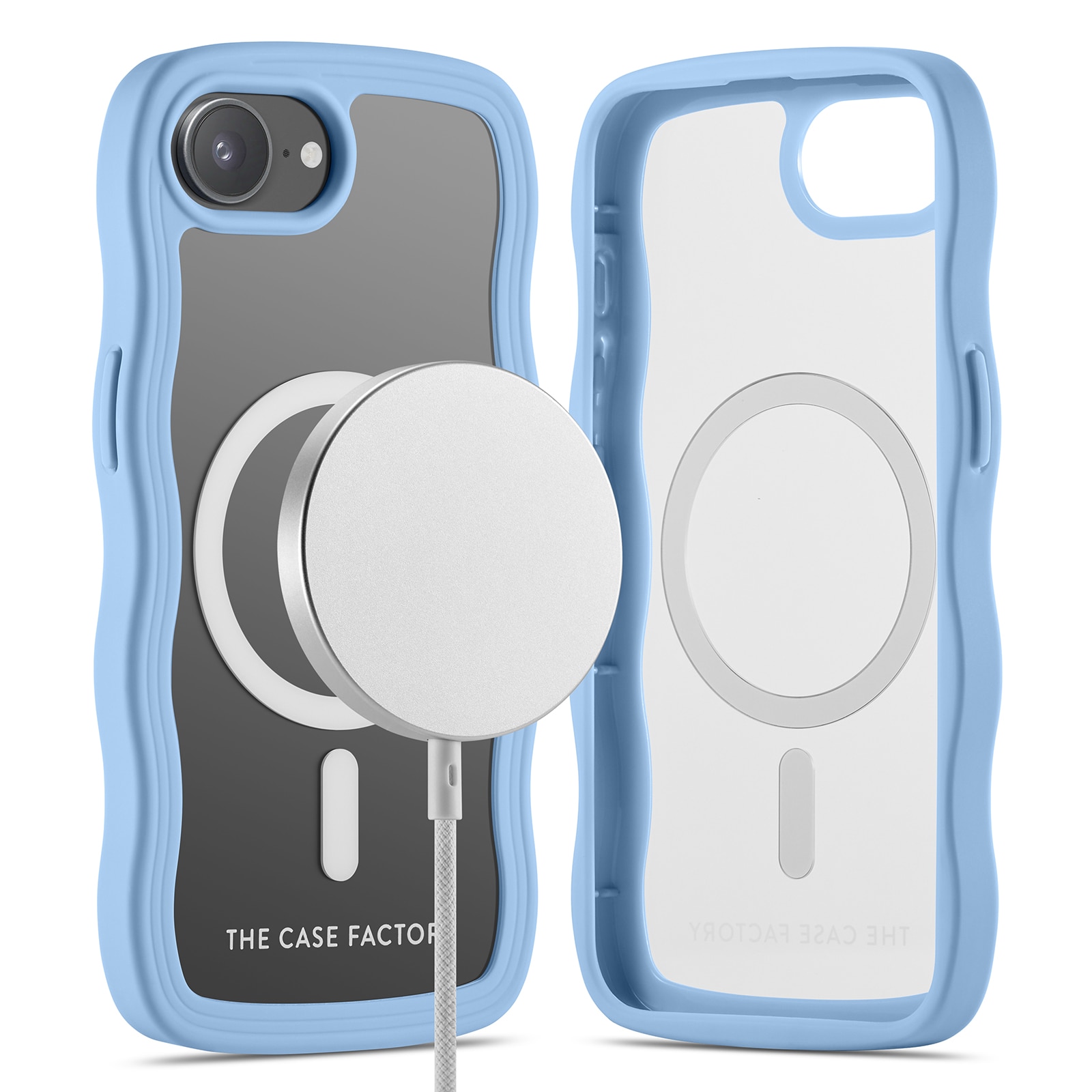 The Wave Mag Case iPhone 16e Blå