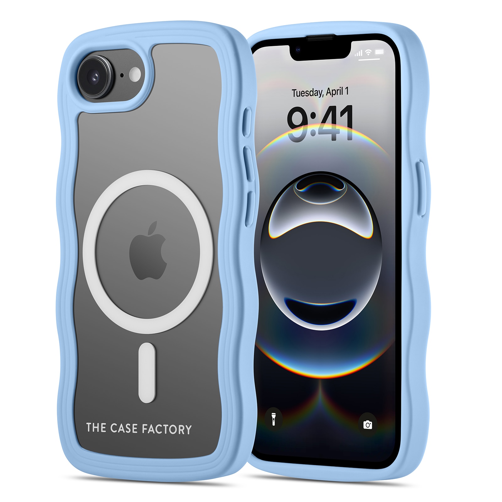 The Wave Mag Case iPhone 16e Blå