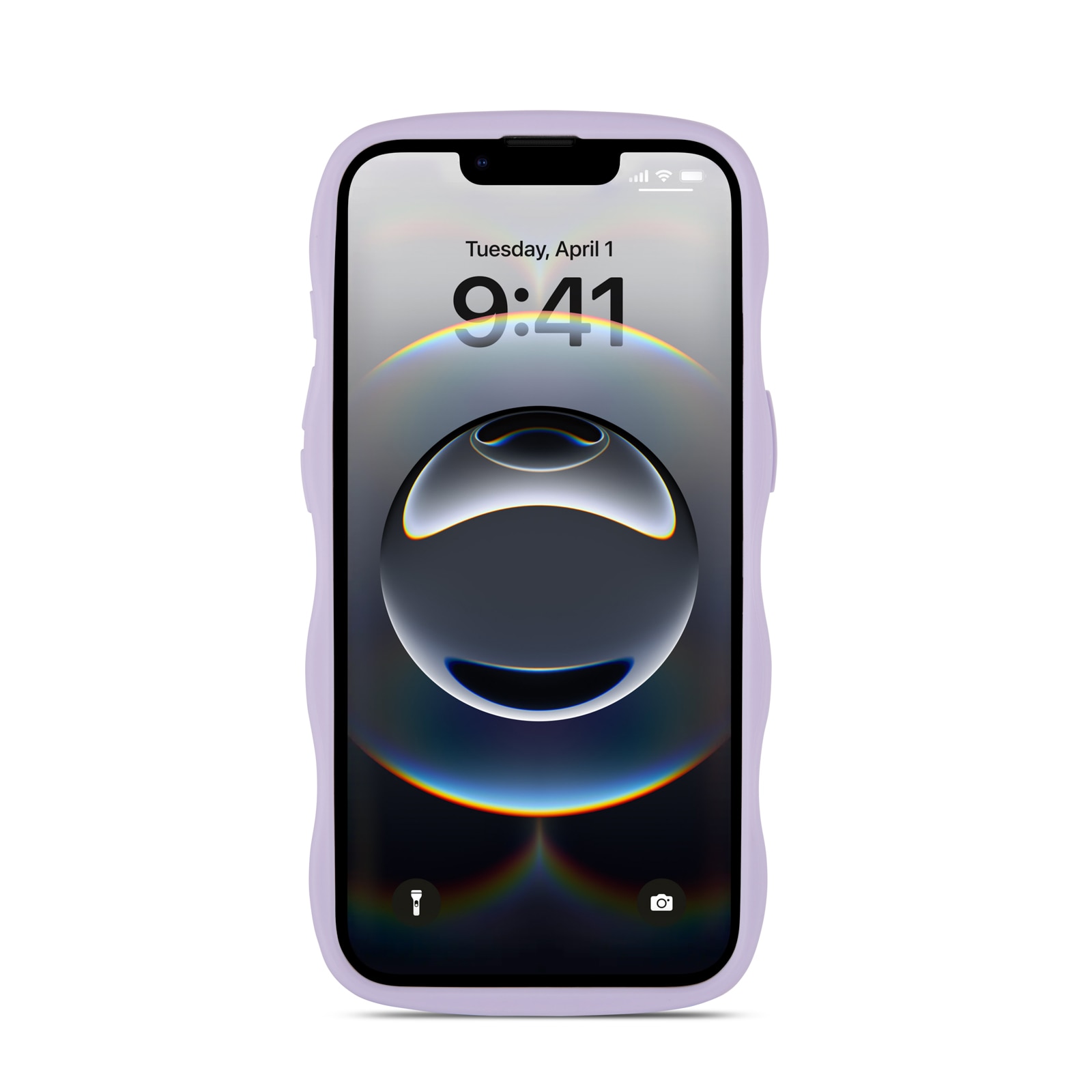 The Wave Case iPhone 16e Lila