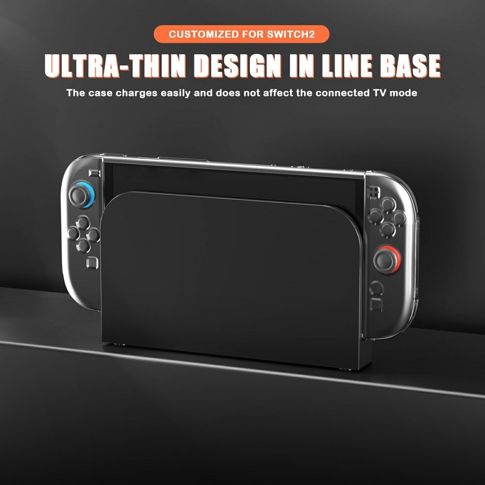 Skal Nintendo Switch 2 transparent