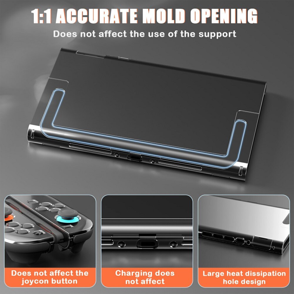 Skal Nintendo Switch 2 transparent