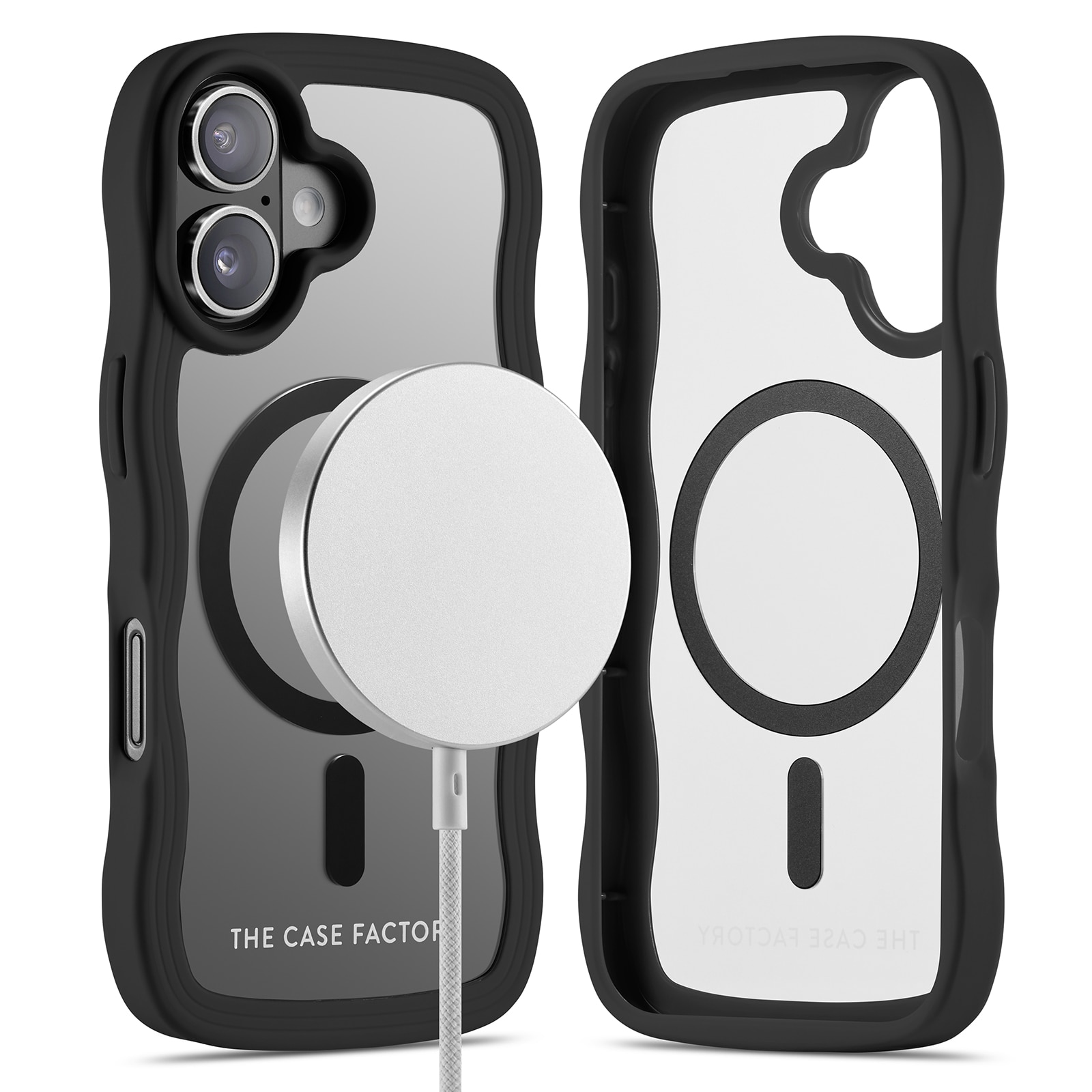The Wave Mag Case iPhone 16 Svart