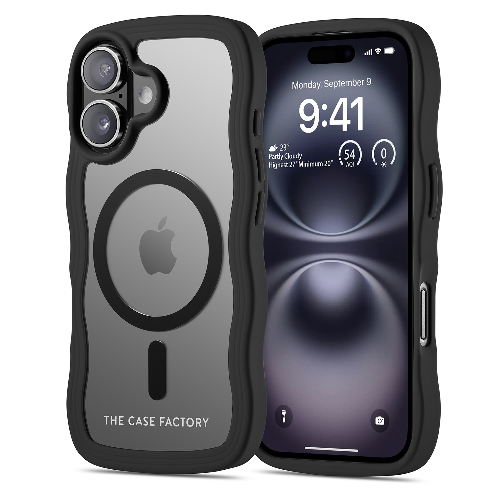The Wave Mag Case iPhone 16 Svart