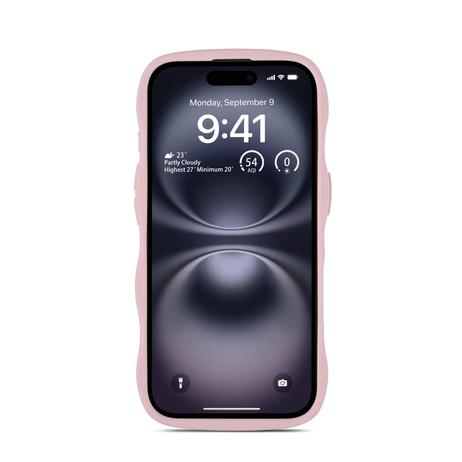 The Wave Case iPhone 16 Rosa