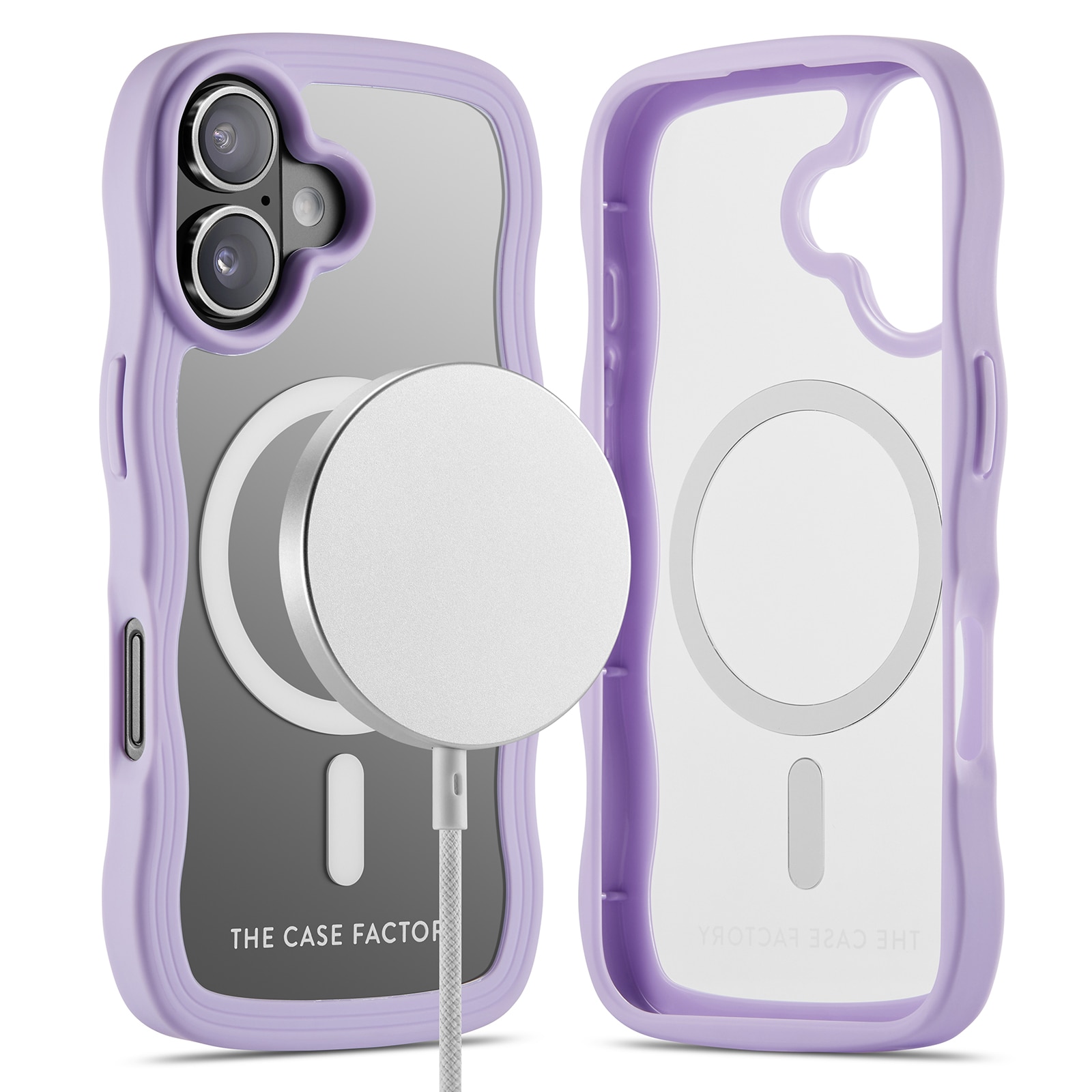 The Wave Mag Case iPhone 16 Lila