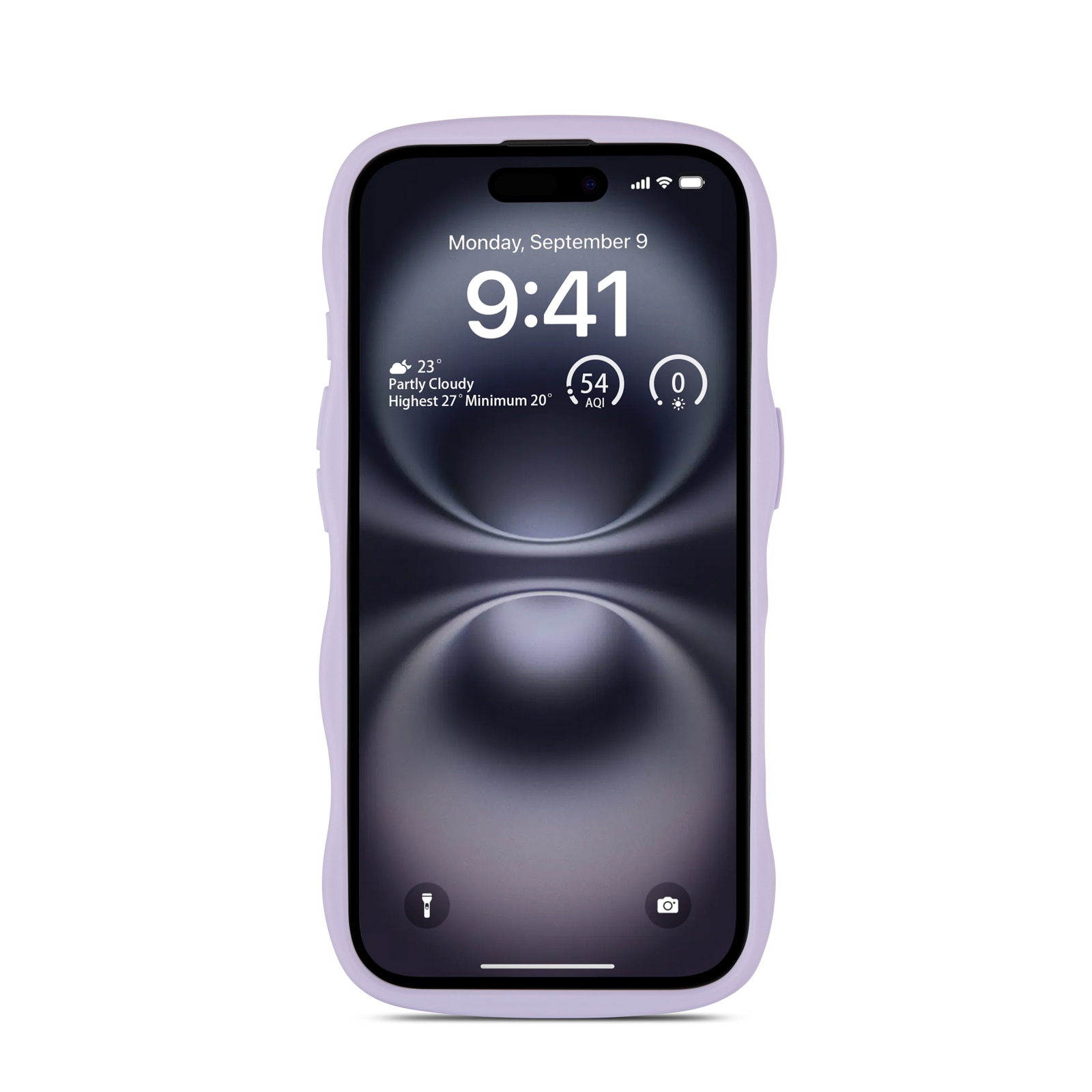 The Wave Mag Case iPhone 16 Lila