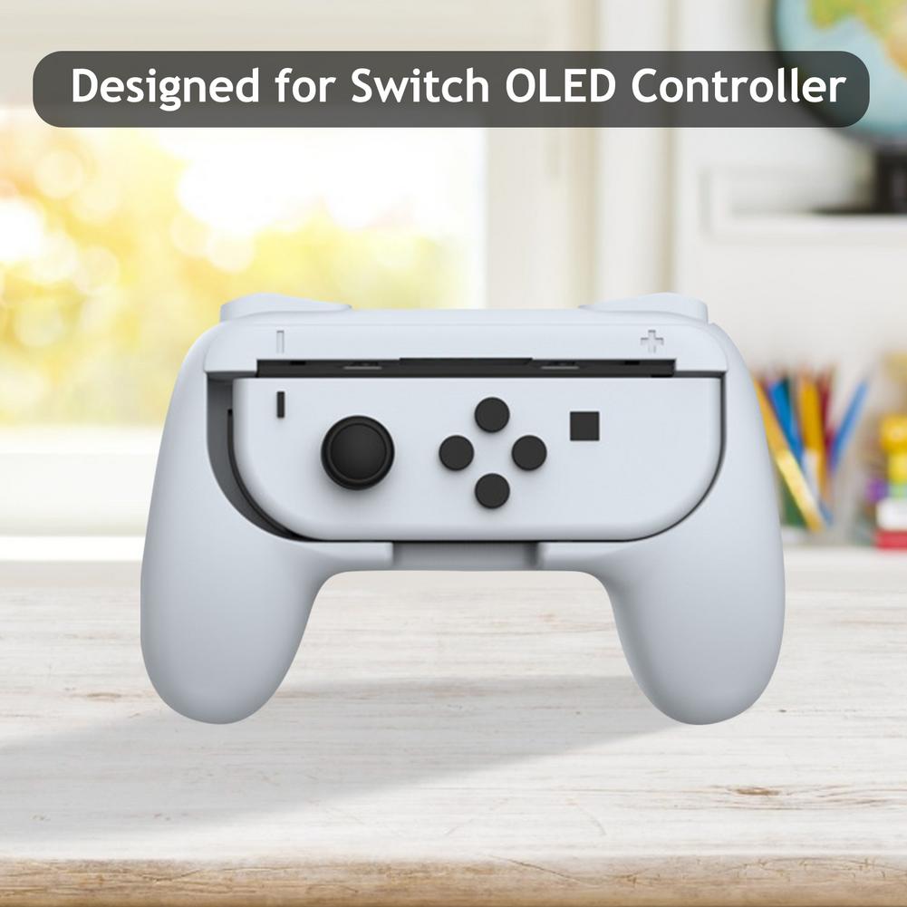 Joy-Con Grepp Handkontroller för Nintendo Switch OLED Svart