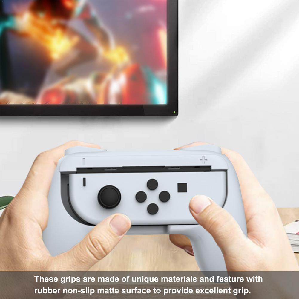 Joy-Con Grepp Handkontroller för Nintendo Switch OLED Svart