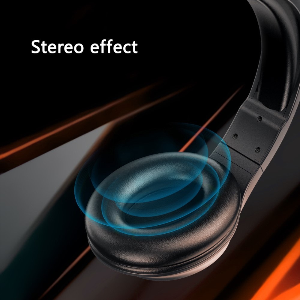 Gaming Hörlurar med Mikrofon Svart