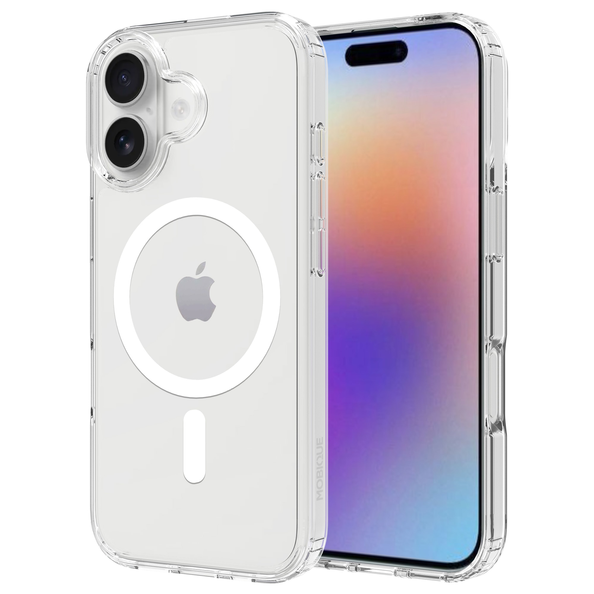 Hybridskal MagSafe iPhone 17 Genomskinlig