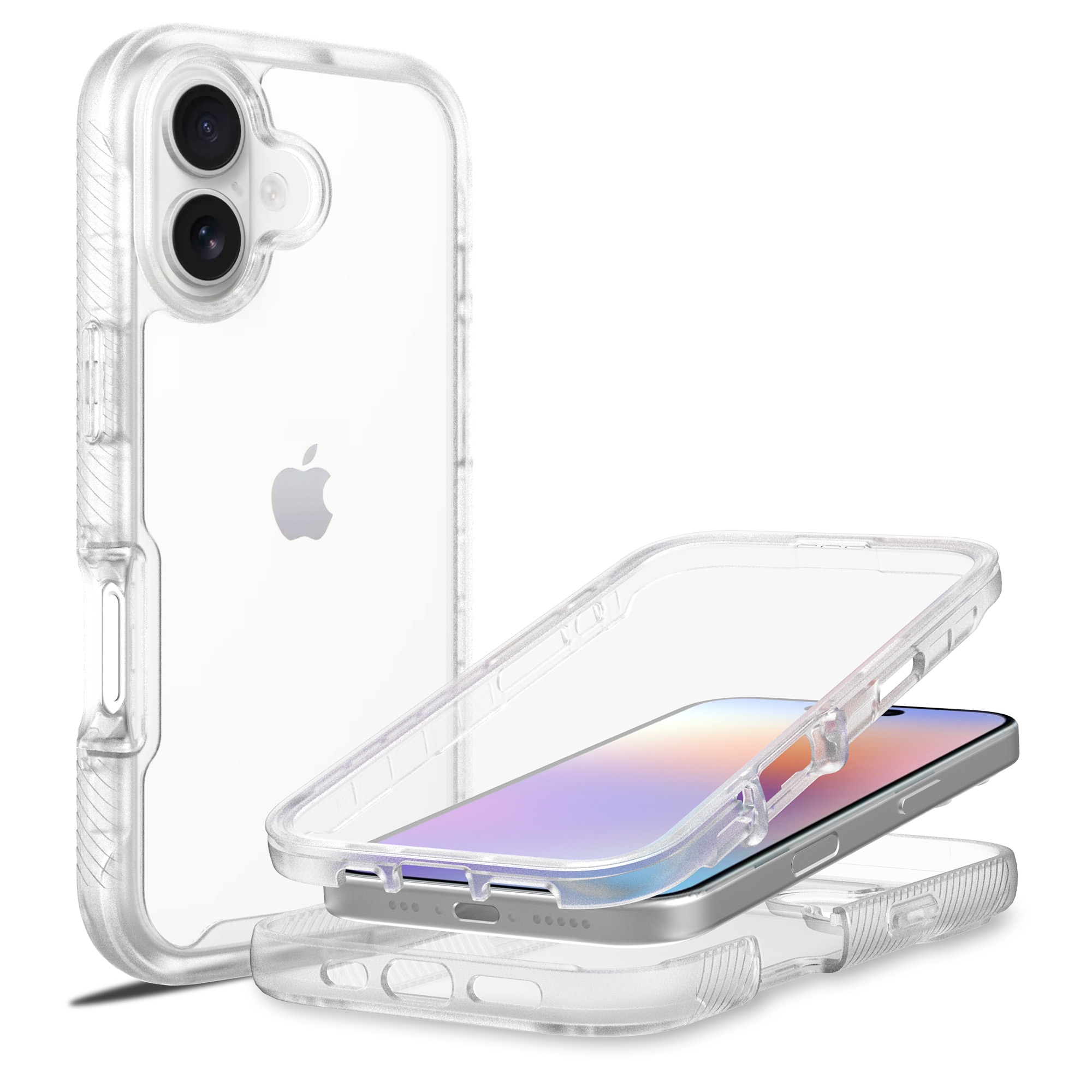 Full Protection Case iPhone 17 Genomskinlig
