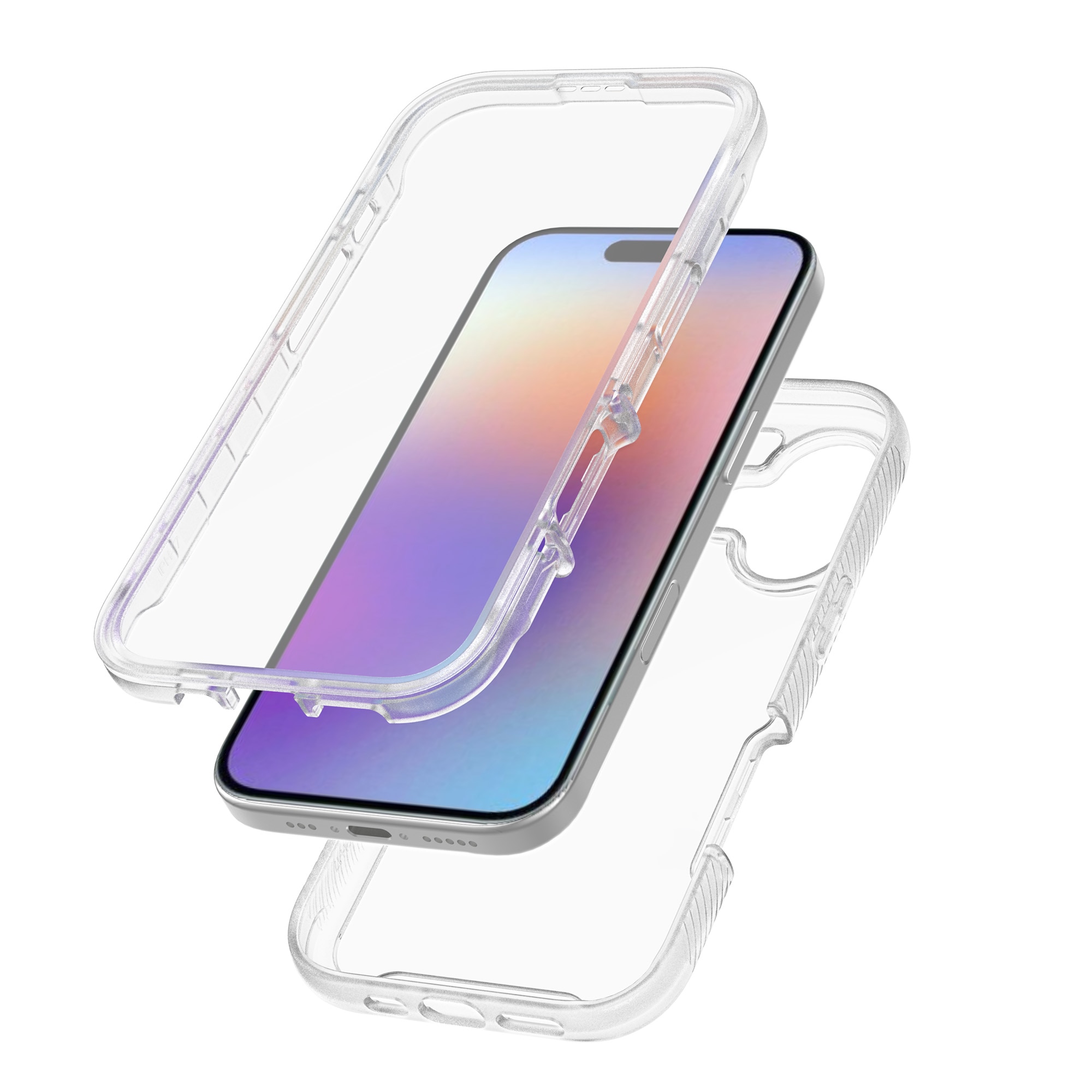 Full Protection Case iPhone 17 Genomskinlig