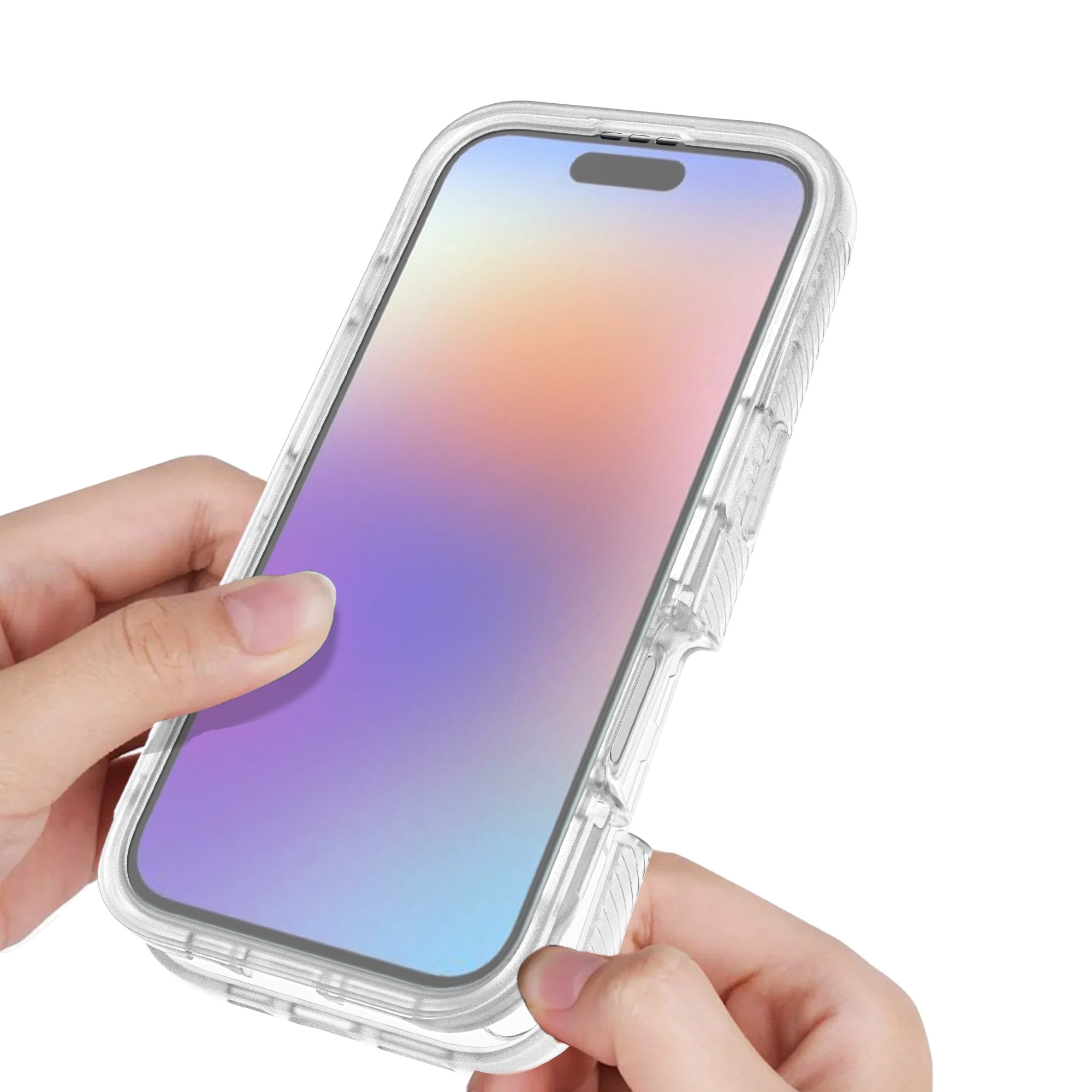 Full Protection Case iPhone 17 Genomskinlig