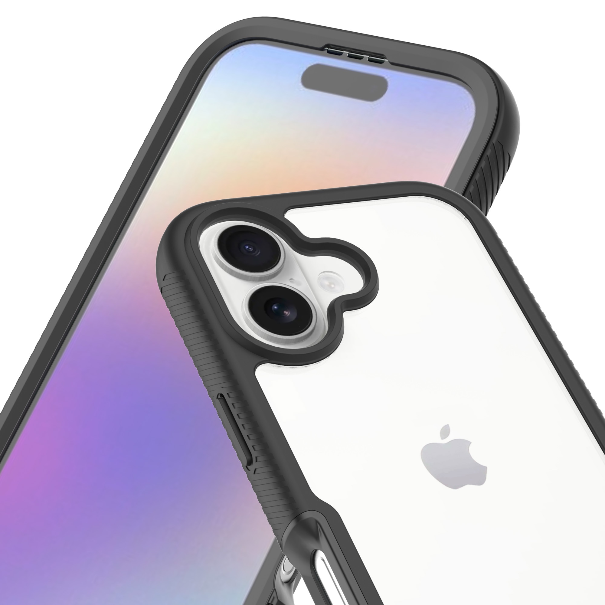 Full Protection Case iPhone 17 Svart/transparent