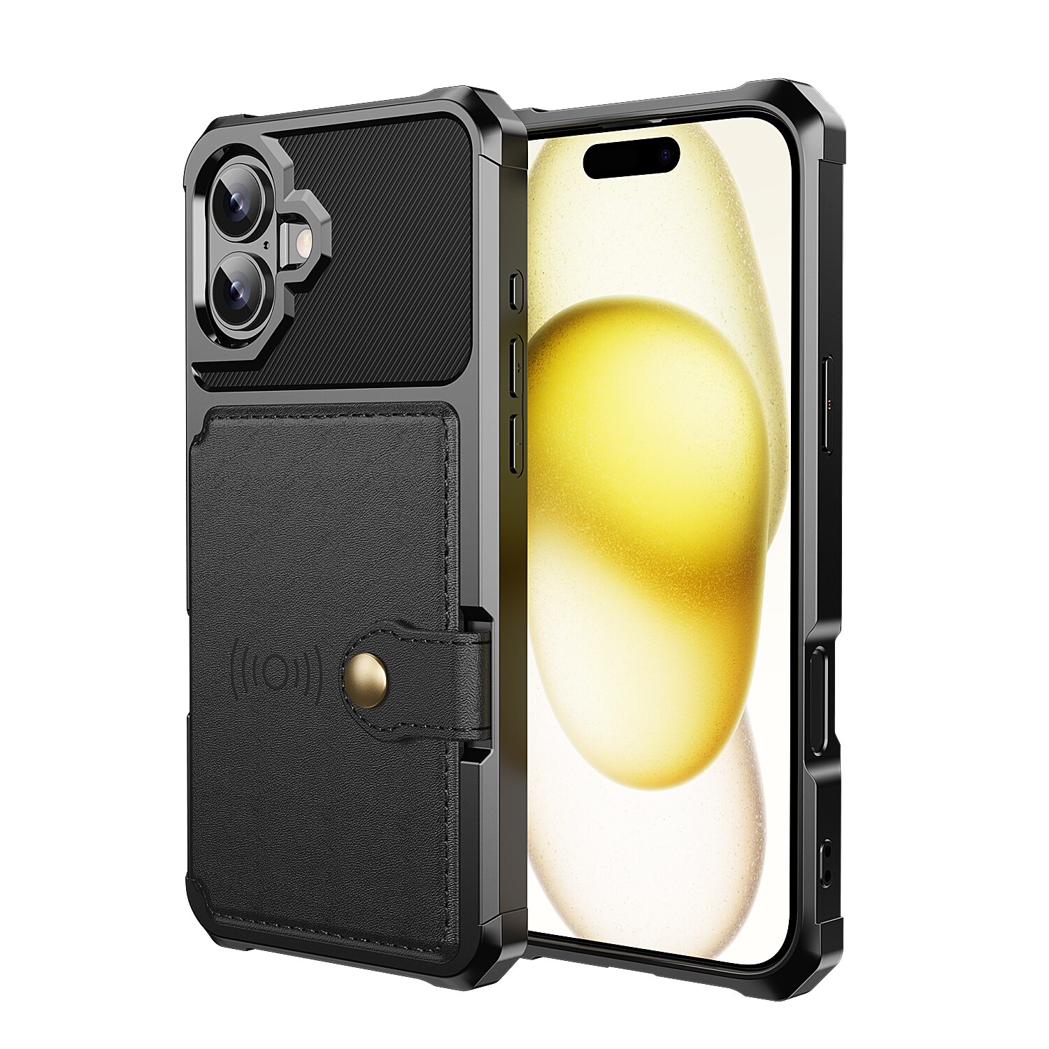 Tough Multi-slot Case iPhone 17 Svart