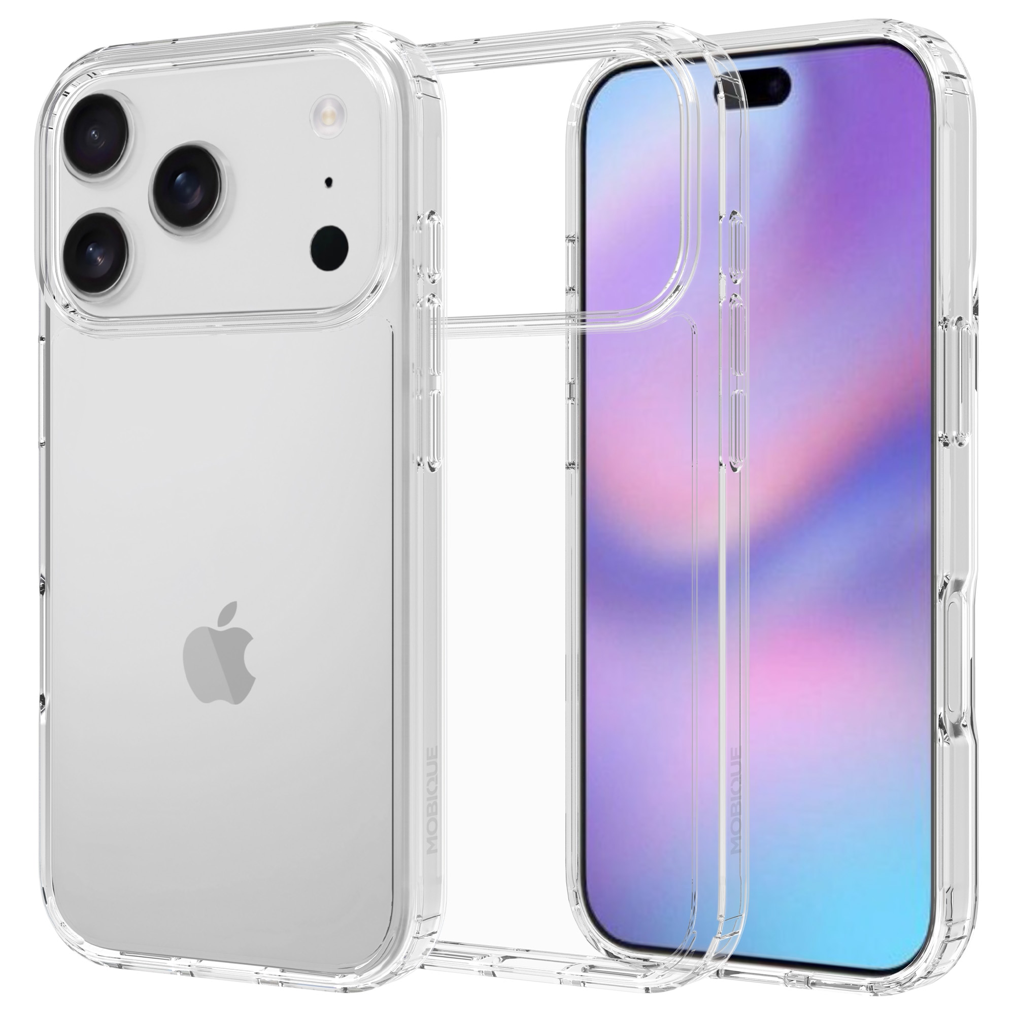 Hybridskal iPhone 17 Pro Max Genomskinlig