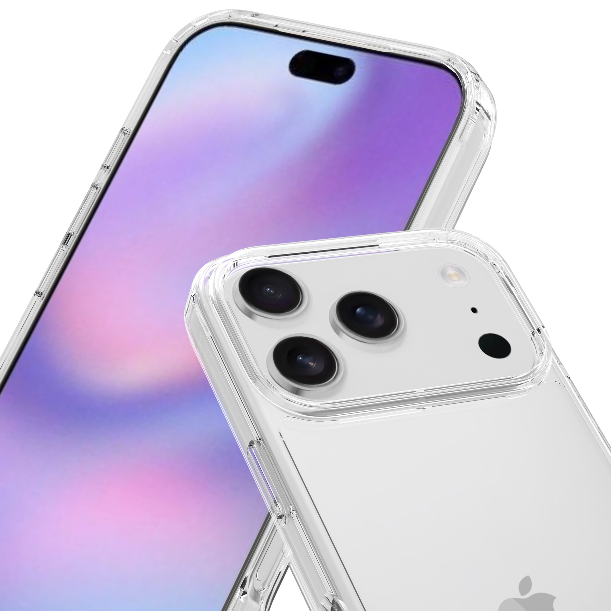 Hybridskal iPhone 17 Pro Max Genomskinlig