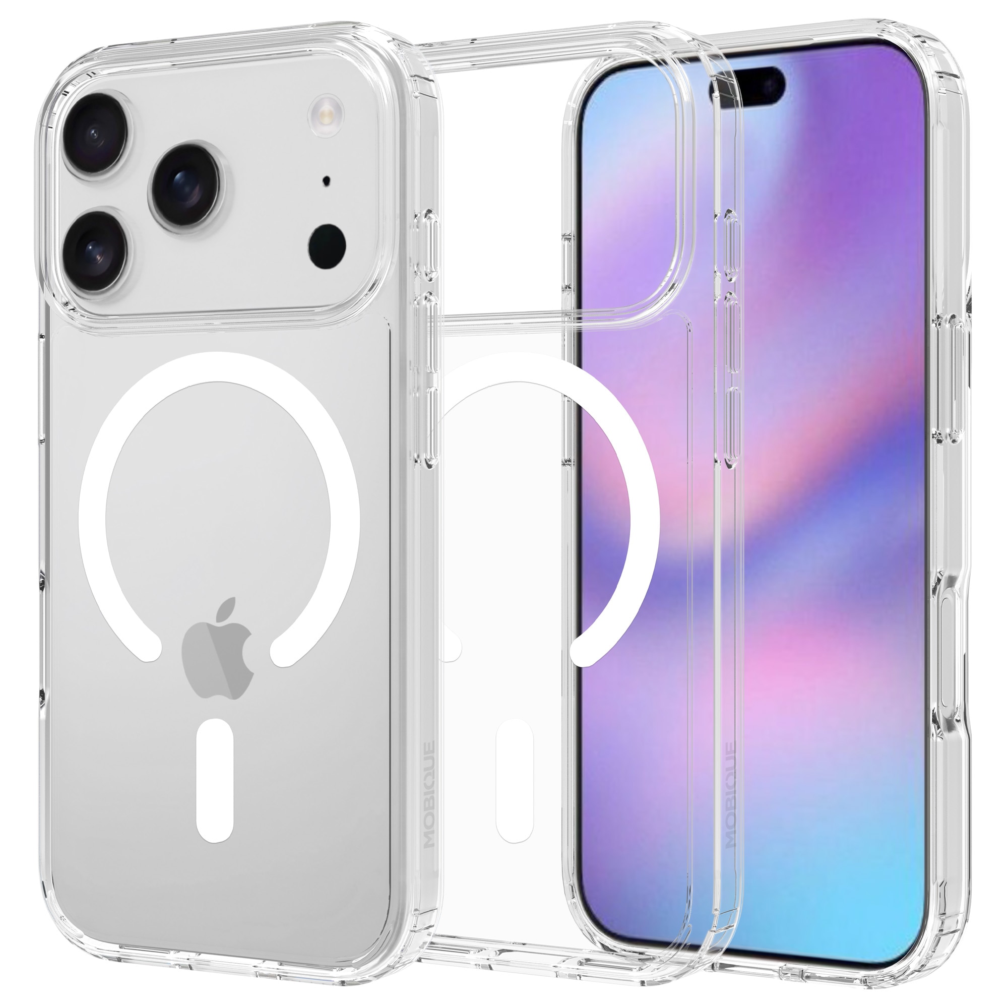Hybridskal MagSafe iPhone 17 Air Genomskinlig