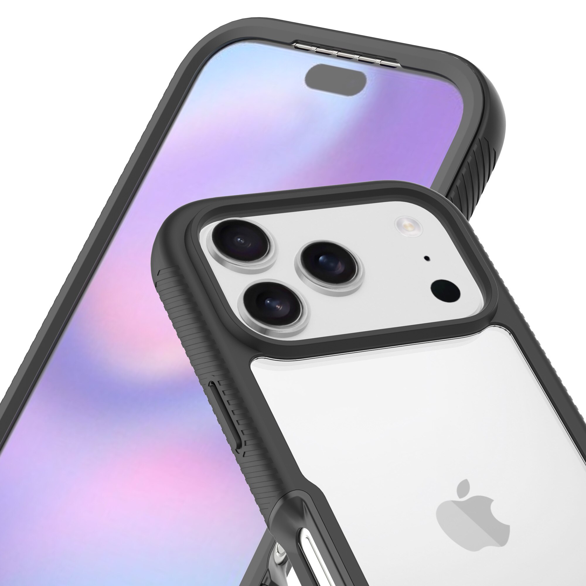 Full Protection Case iPhone 17 Pro Max Svart/transparent