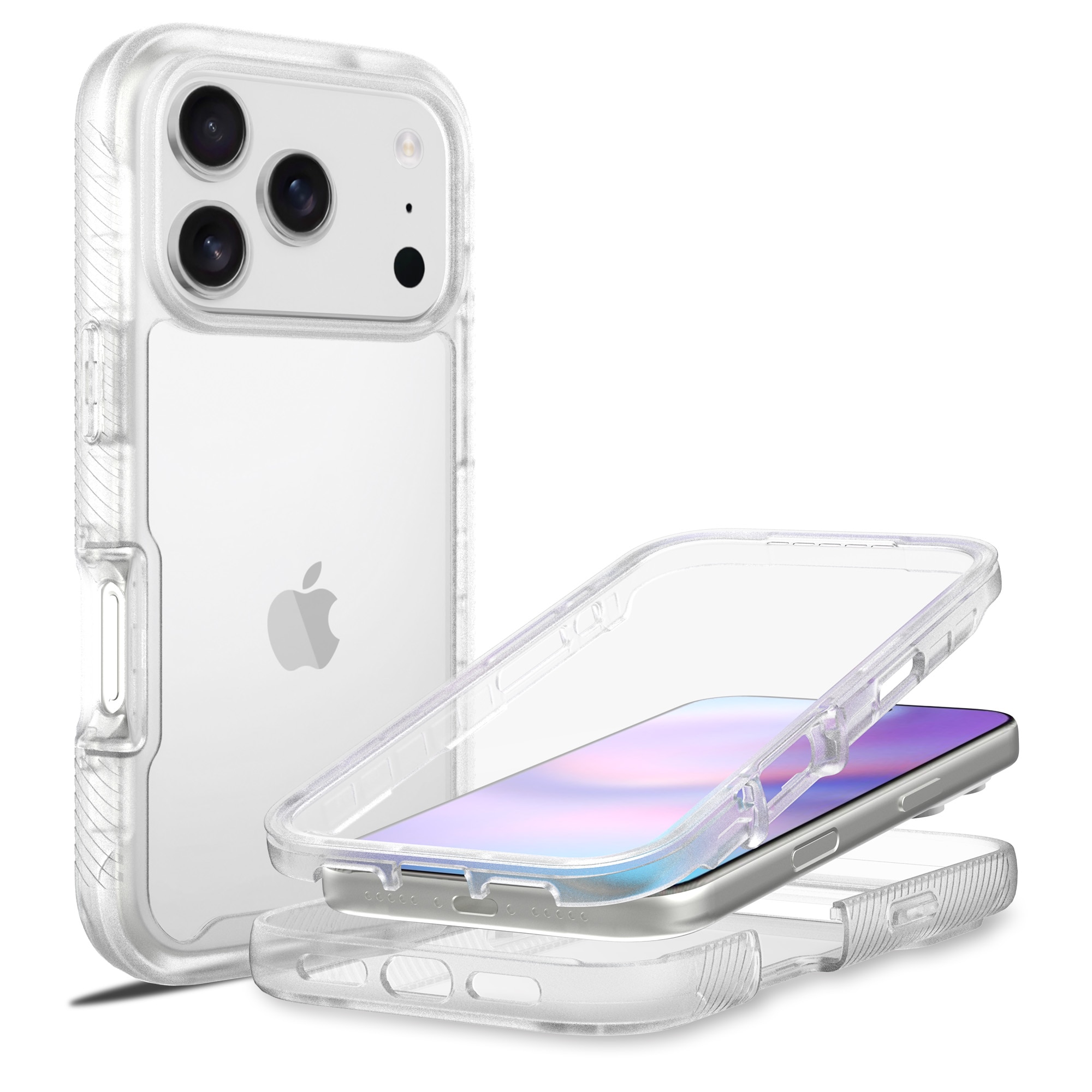 Full Protection Case iPhone 17 Pro Max Genomskinlig