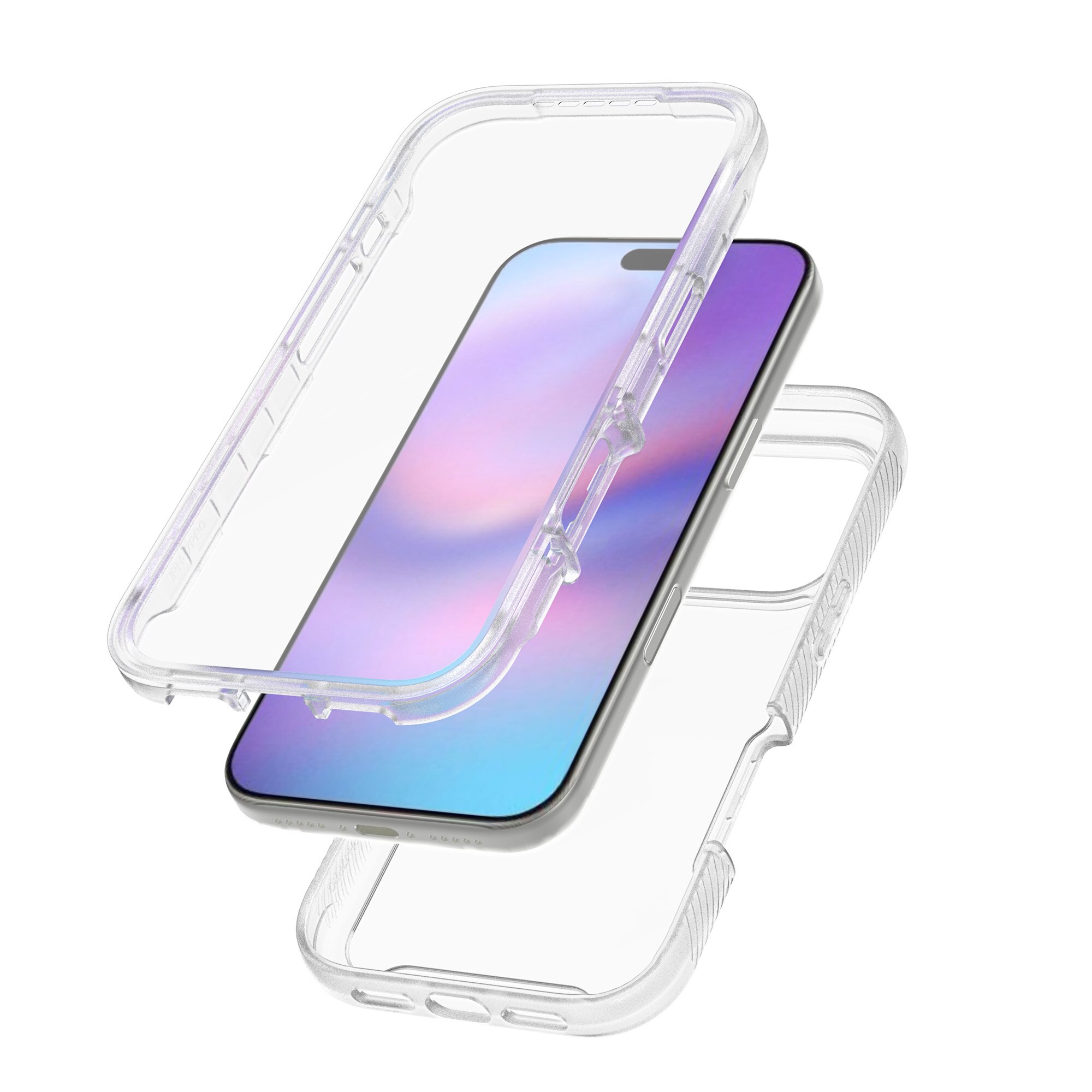 Full Protection Case iPhone 17 Pro Max Genomskinlig