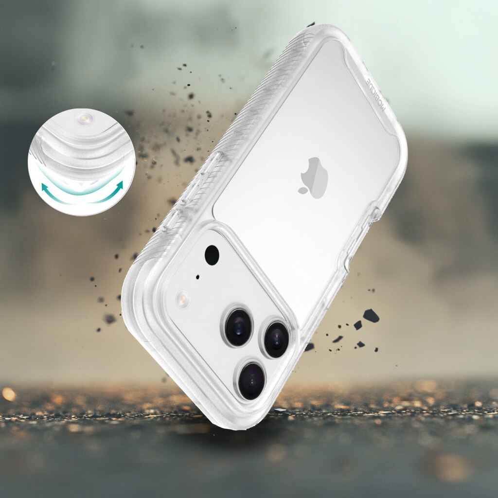 Full Protection Case iPhone 17 Pro Max Genomskinlig