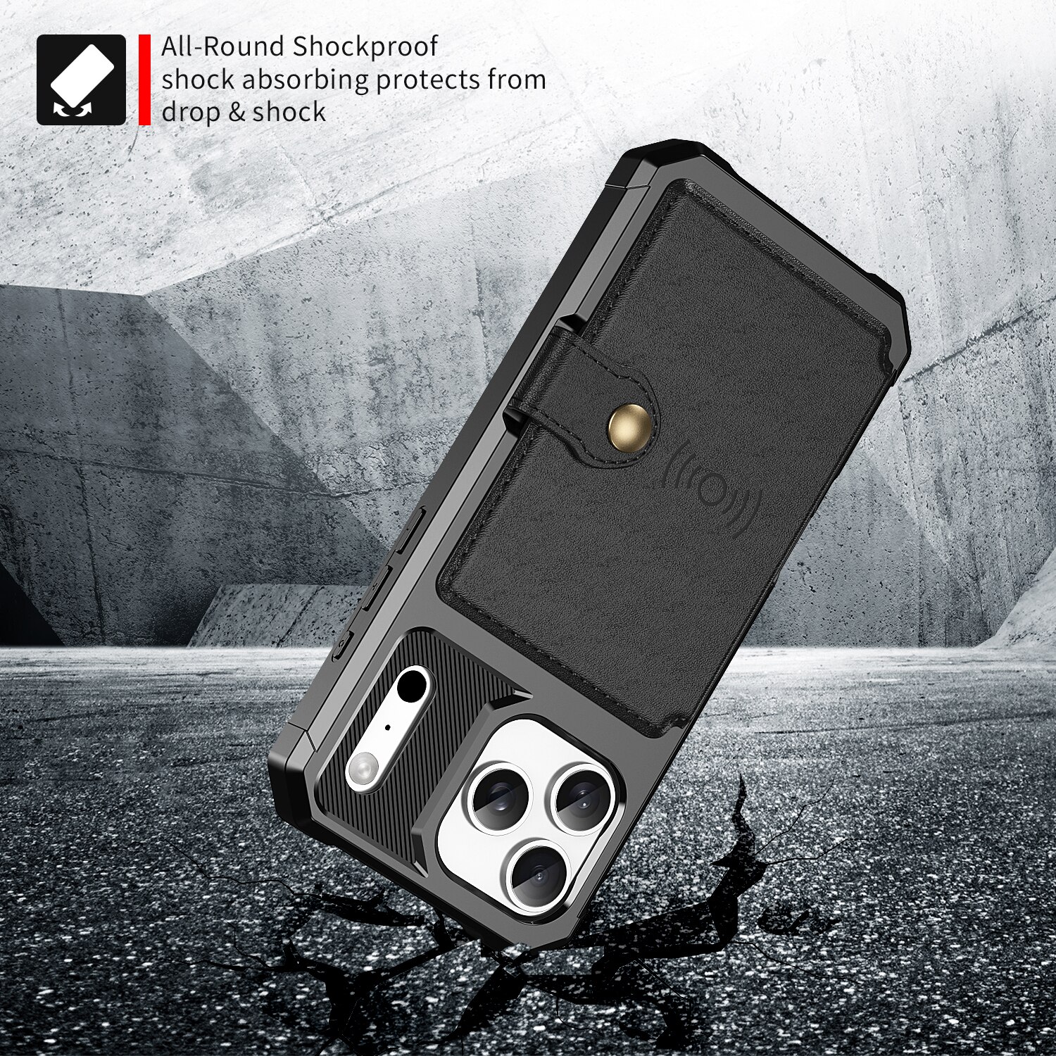 Tough Multi-slot Case iPhone 17 Pro Max Svart