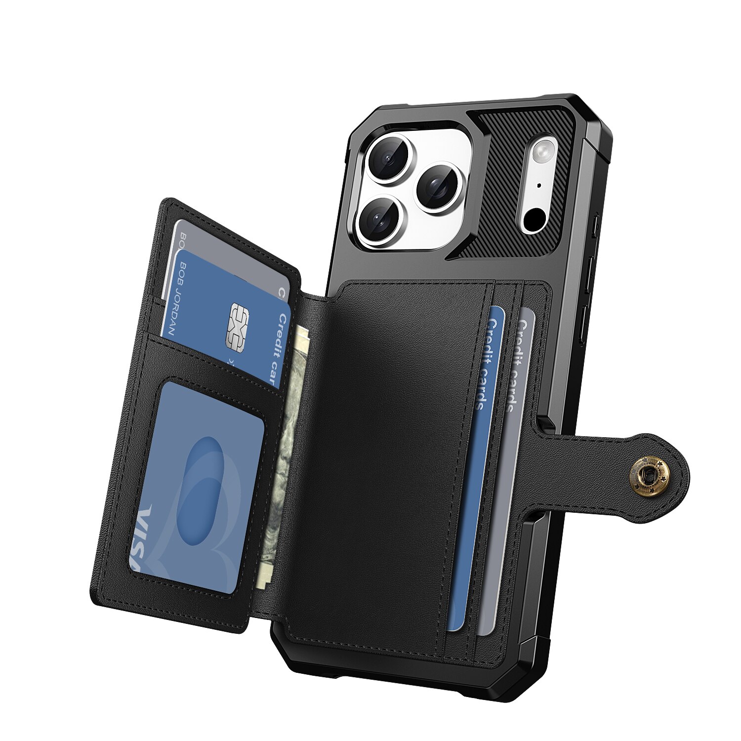 Tough Multi-slot Case iPhone 17 Pro Max Svart
