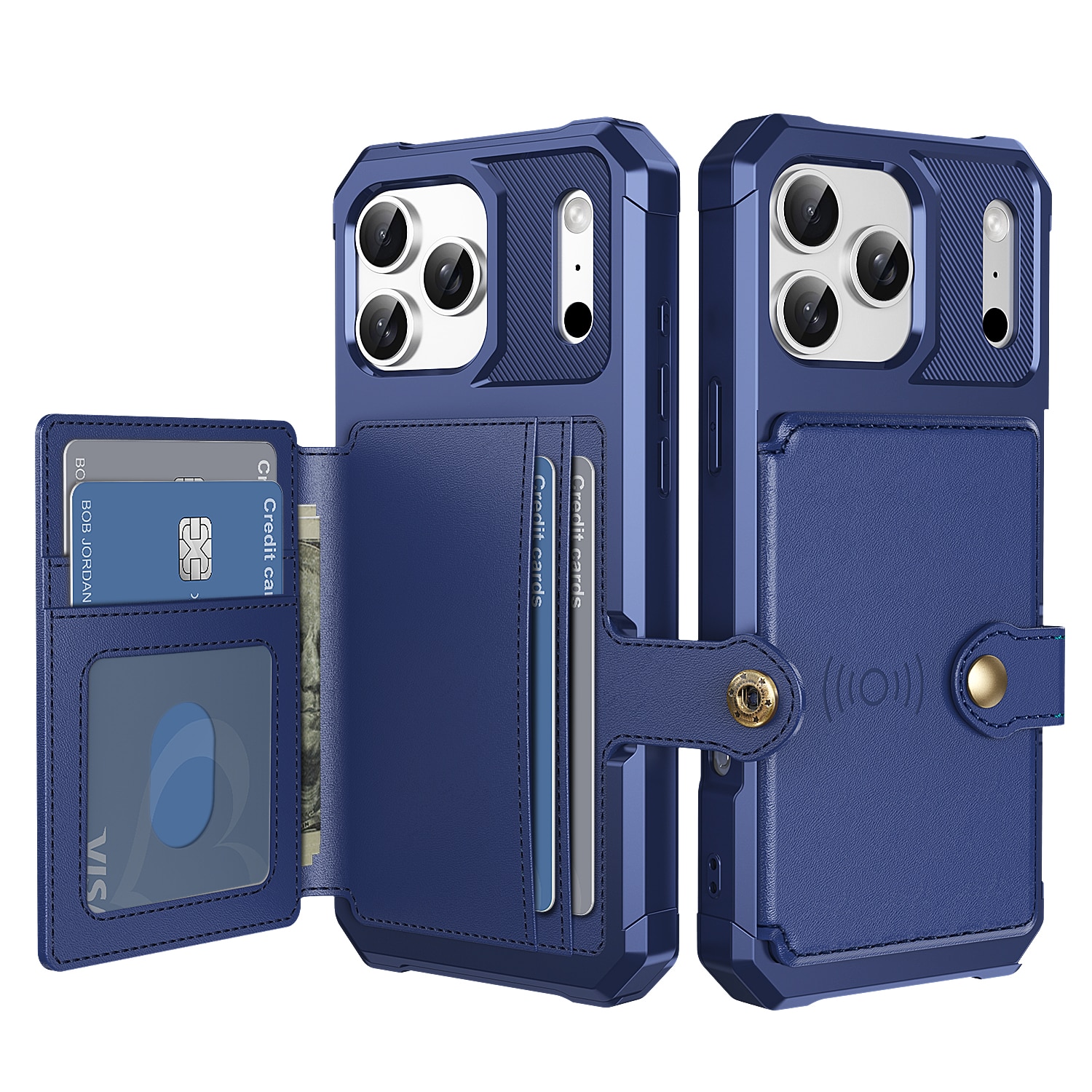 Tough Multi-slot Case iPhone 17 Pro Max Blå