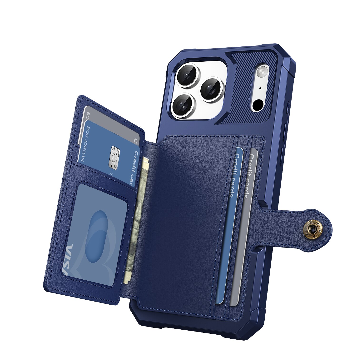 Tough Multi-slot Case iPhone 17 Pro Max Blå